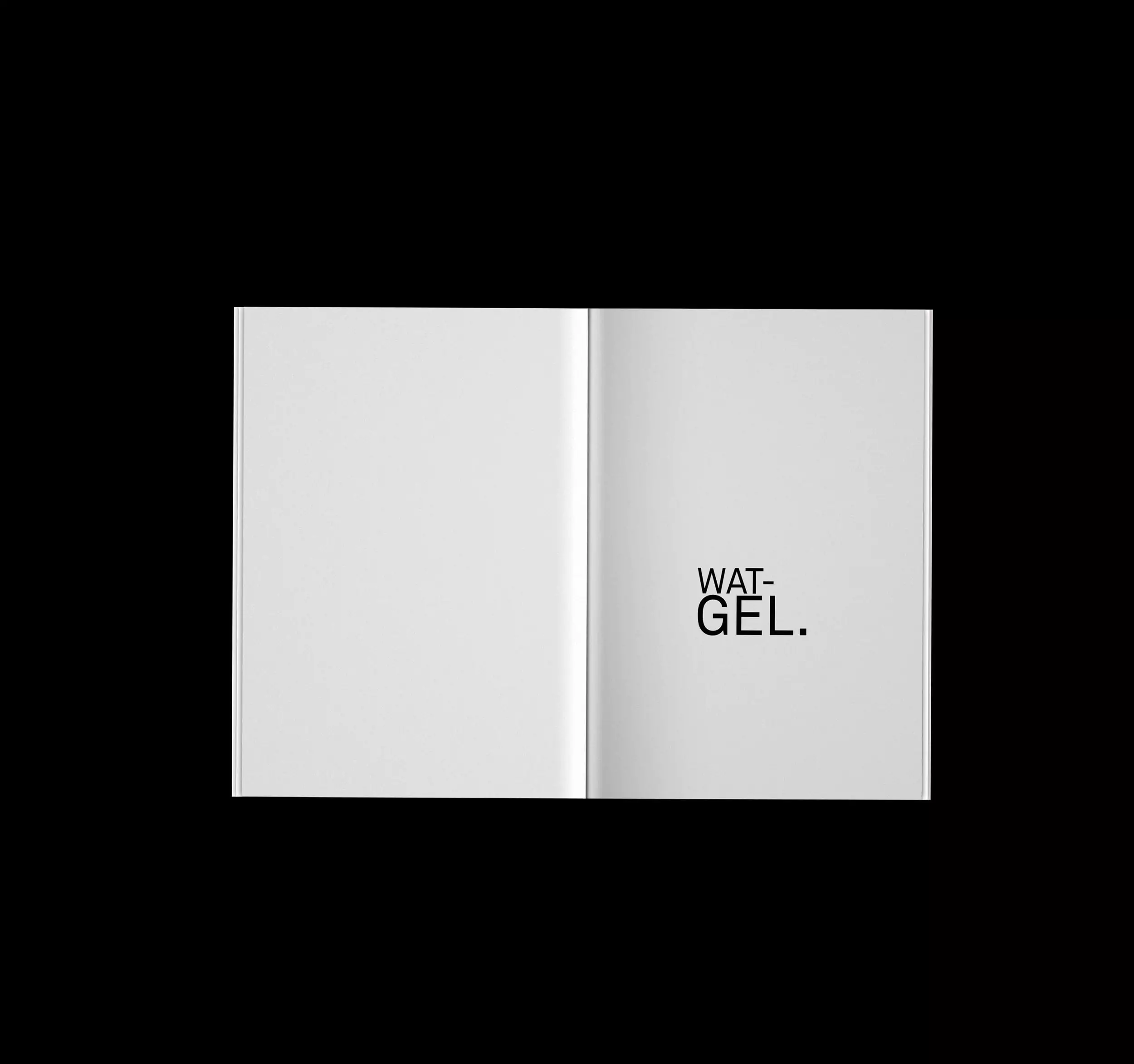 editorial design wat-gel intro