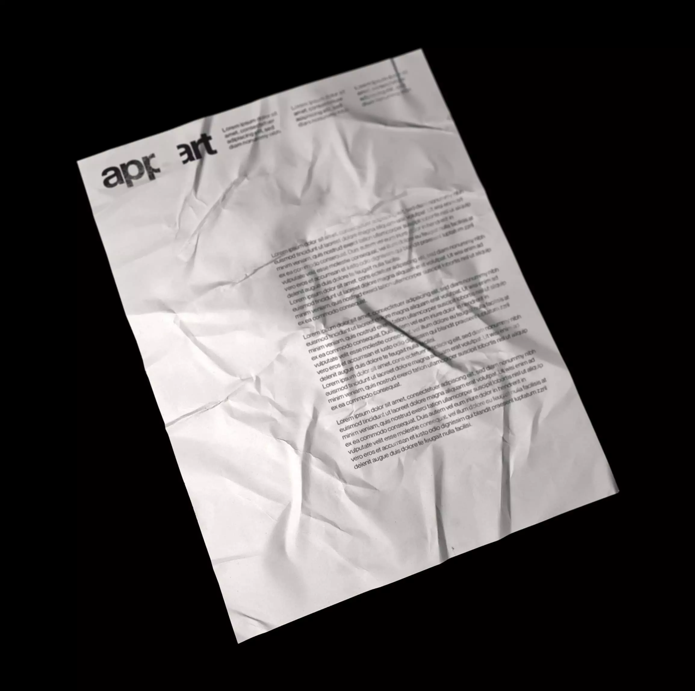 Appart Visual Identity - Letterhead Design