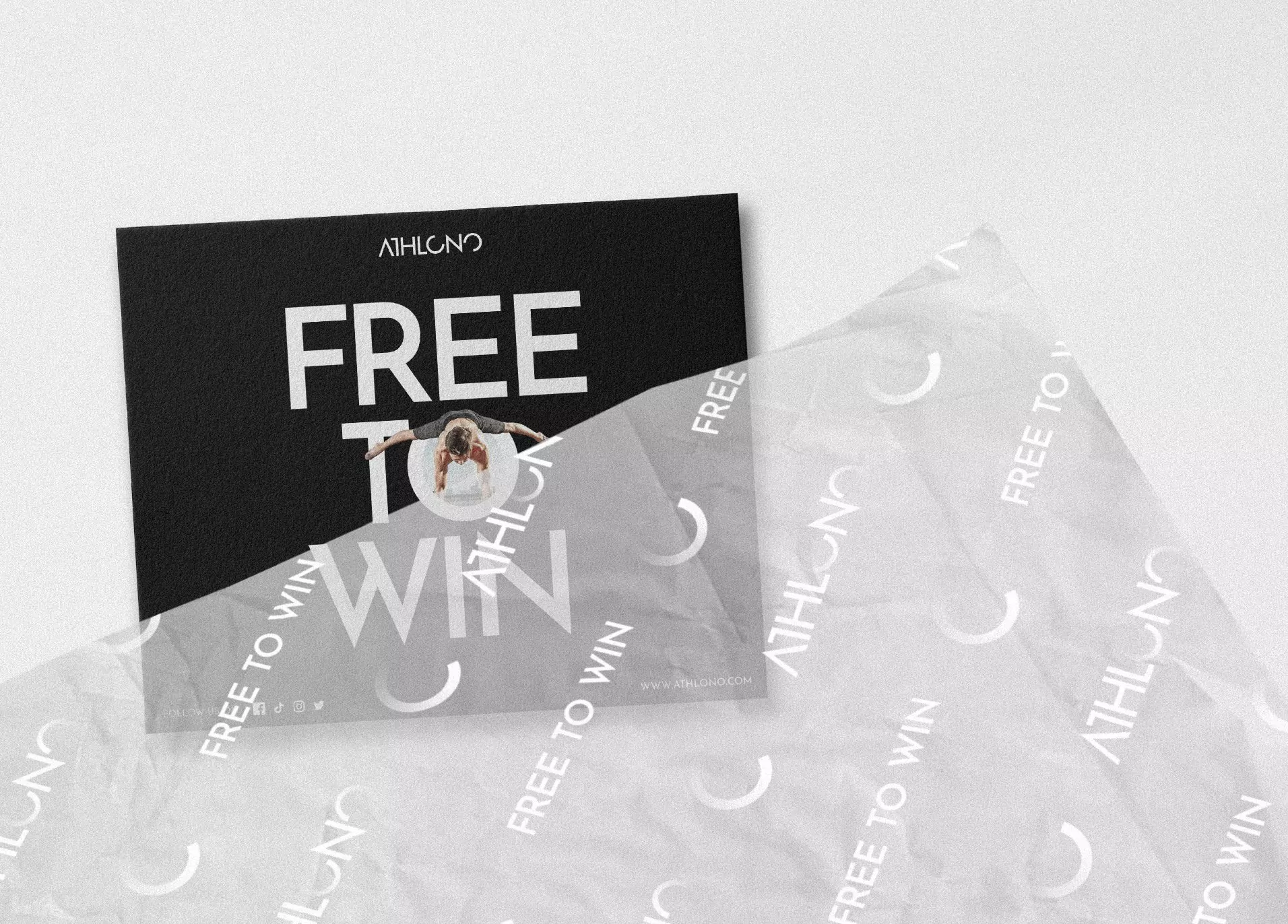 Athlono Brand Identity - Greetings Card Design