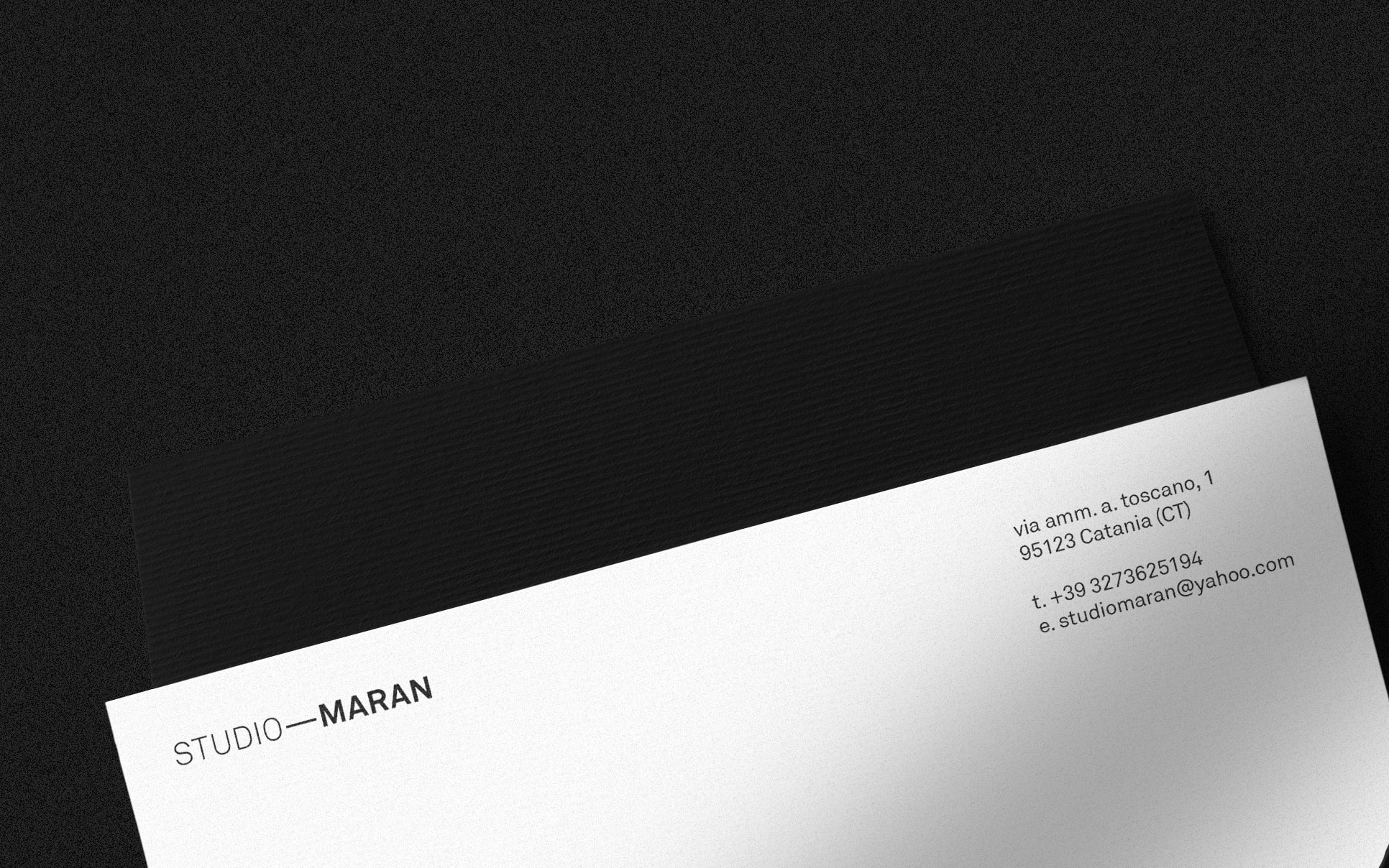 Studio-Maran Letterhead