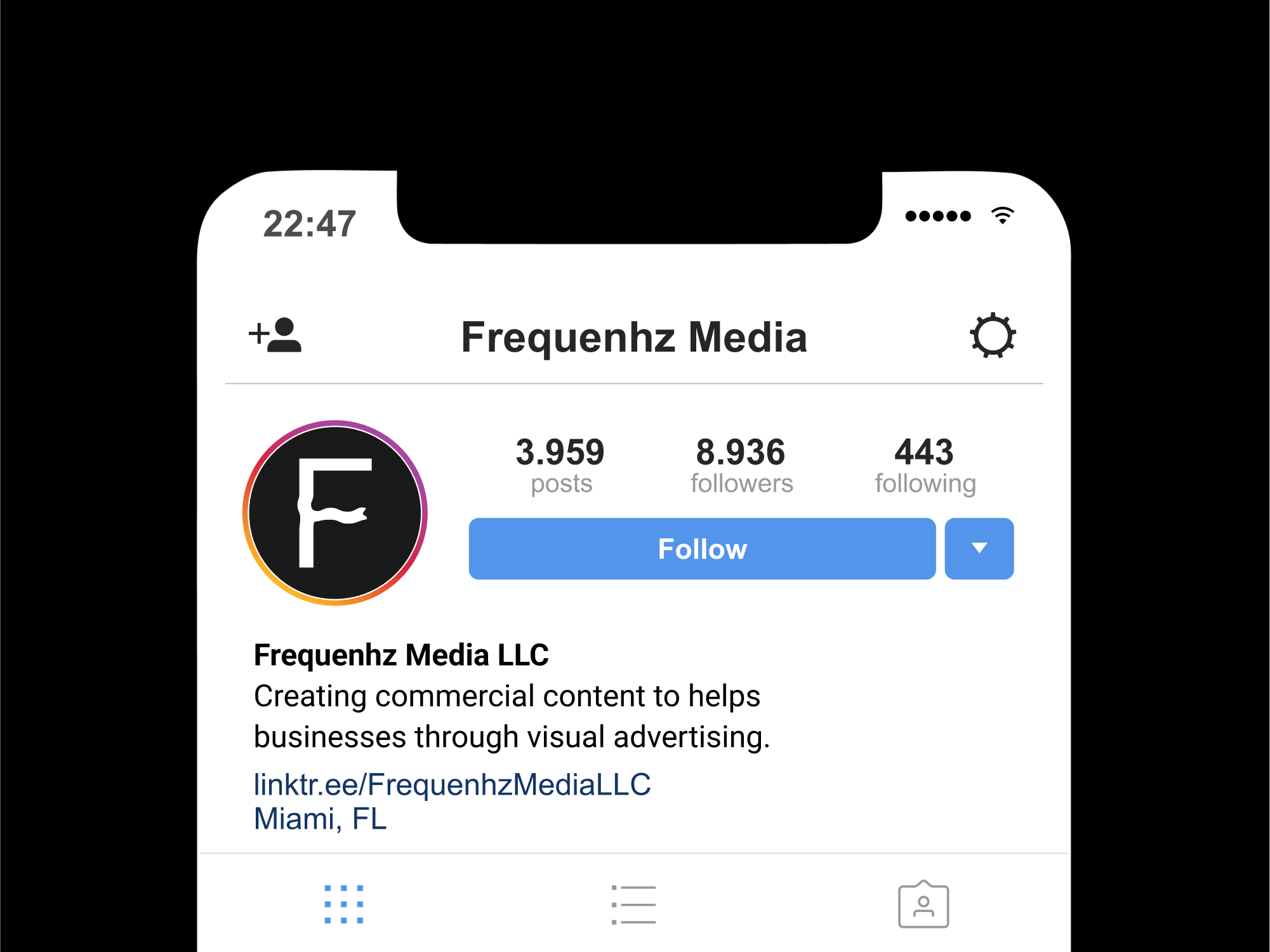 frequenhz instagram profile