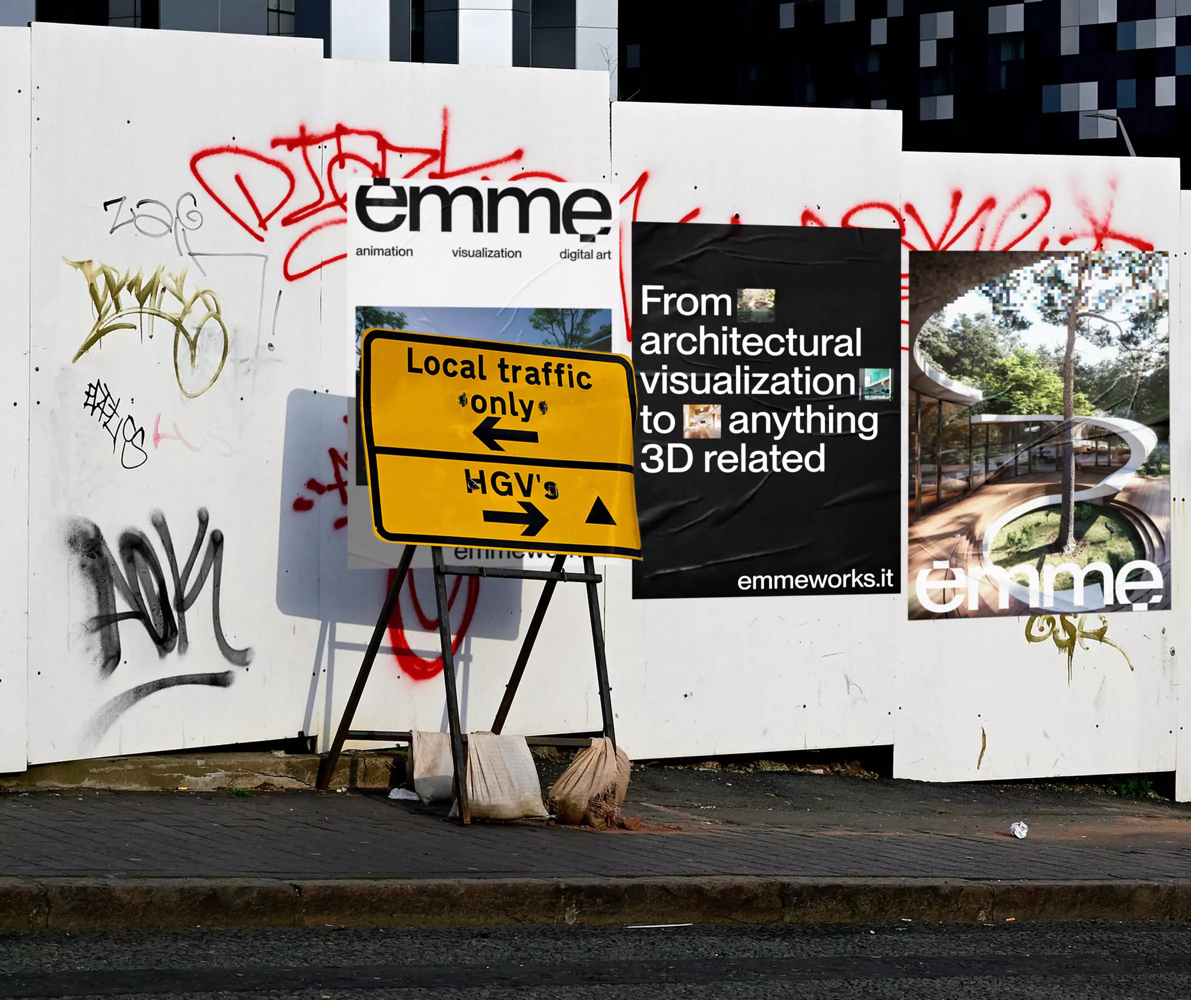 Visual Identity for Emme - Posters Design