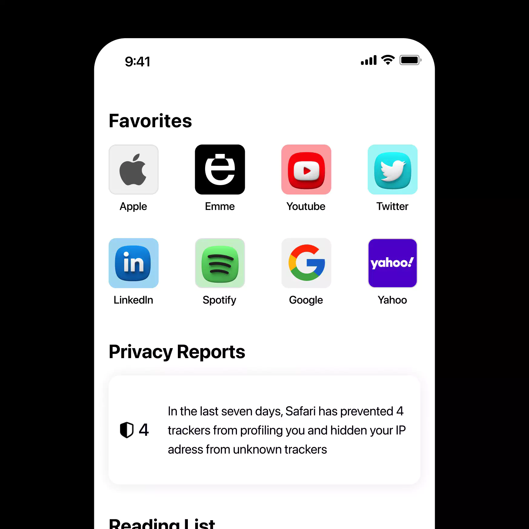 Visual Identity for Emme - Safari IOS Icon