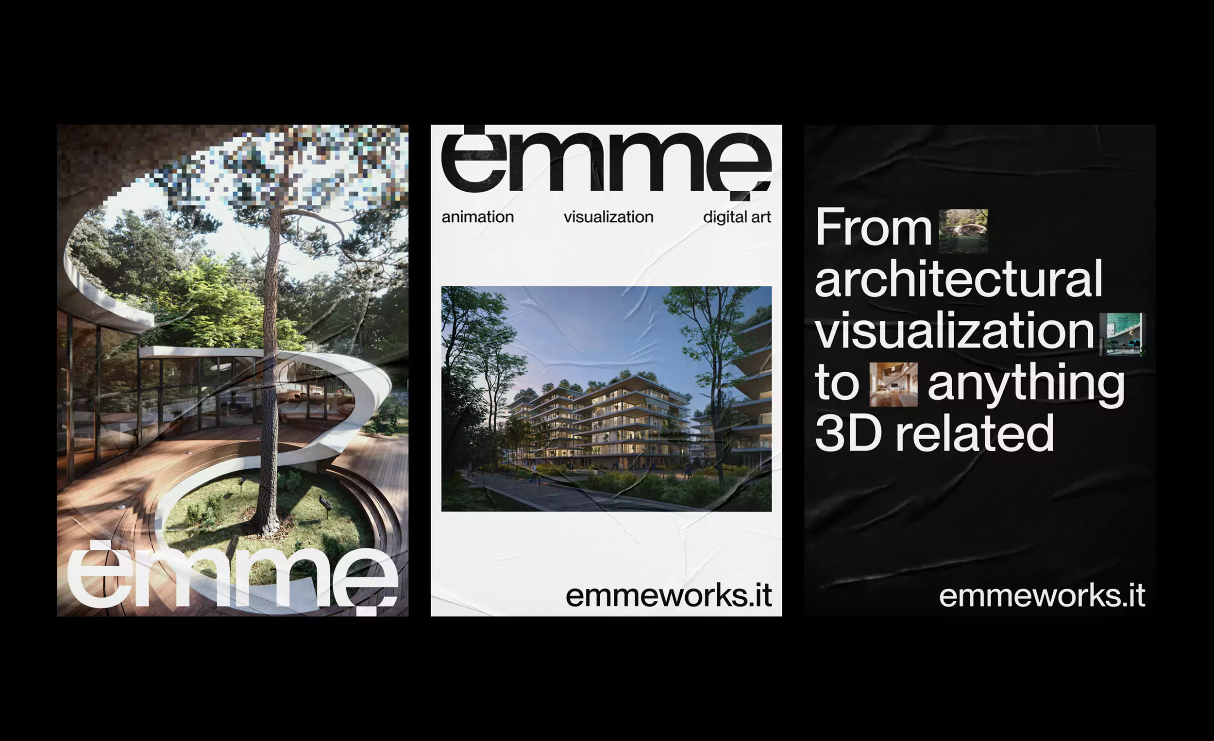Visual Identity for Emme - Poster Designs