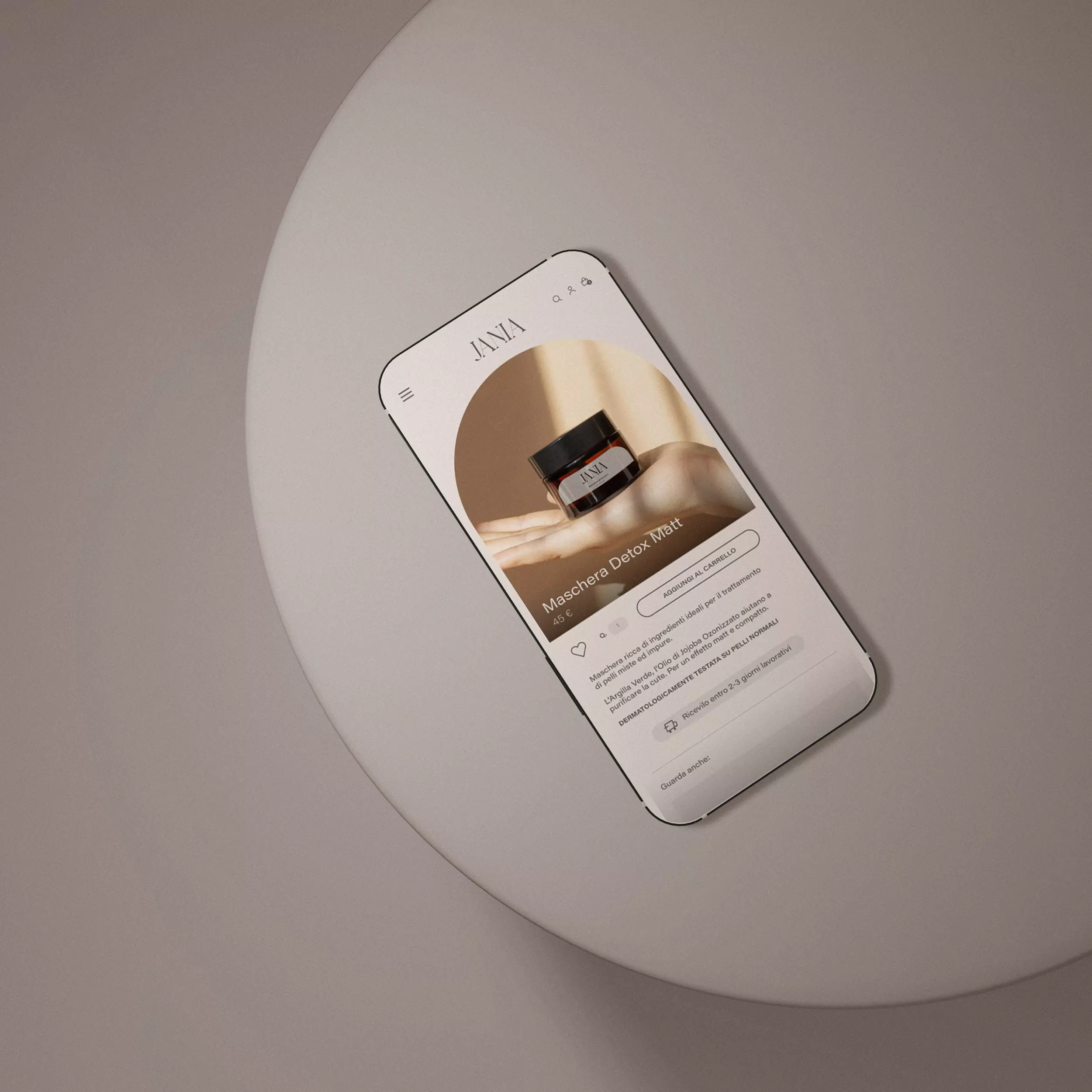 Brand Identity for Jania - Responsive Website Design