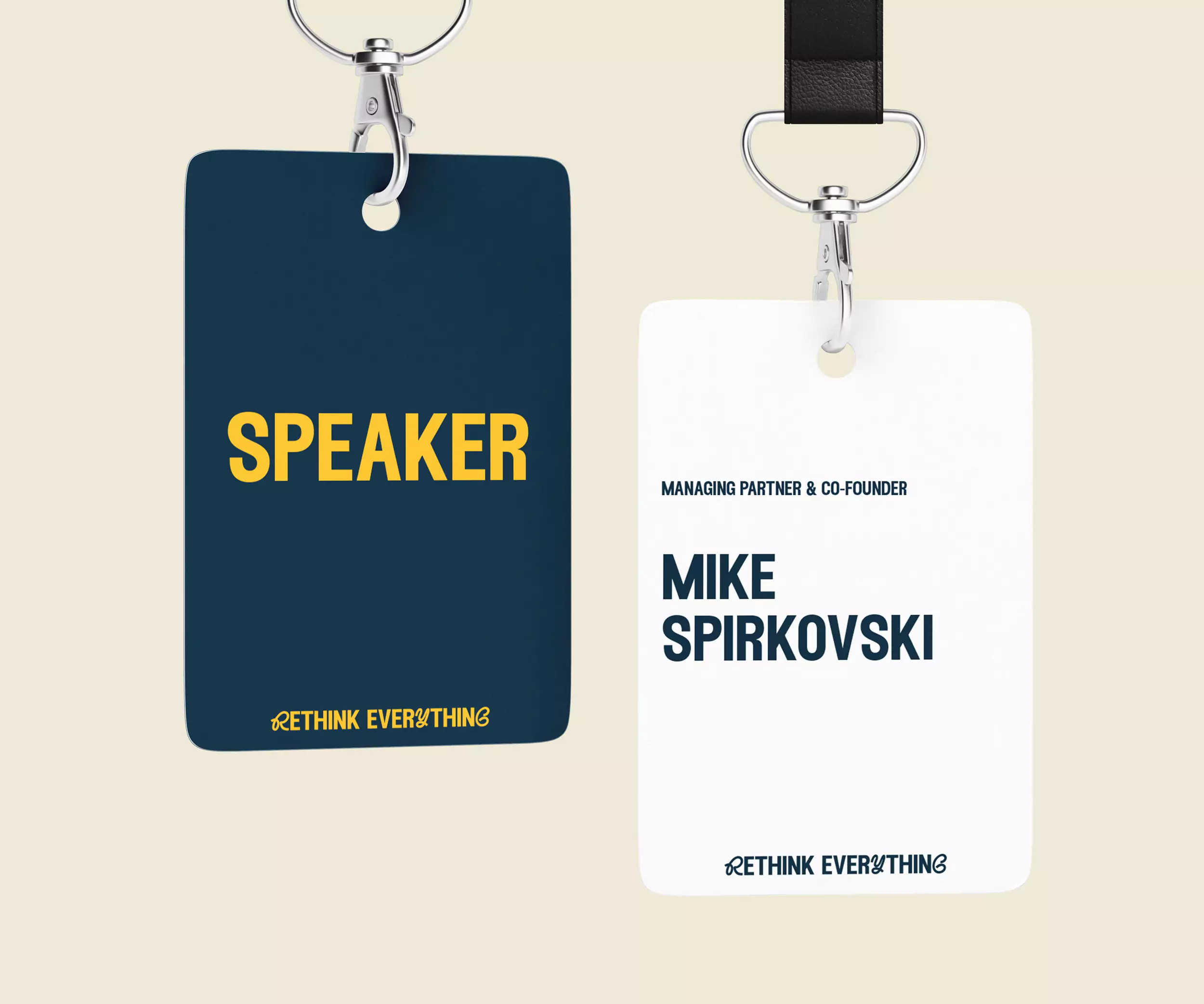 Visual Identity for Rethink Everything - ID Card Design