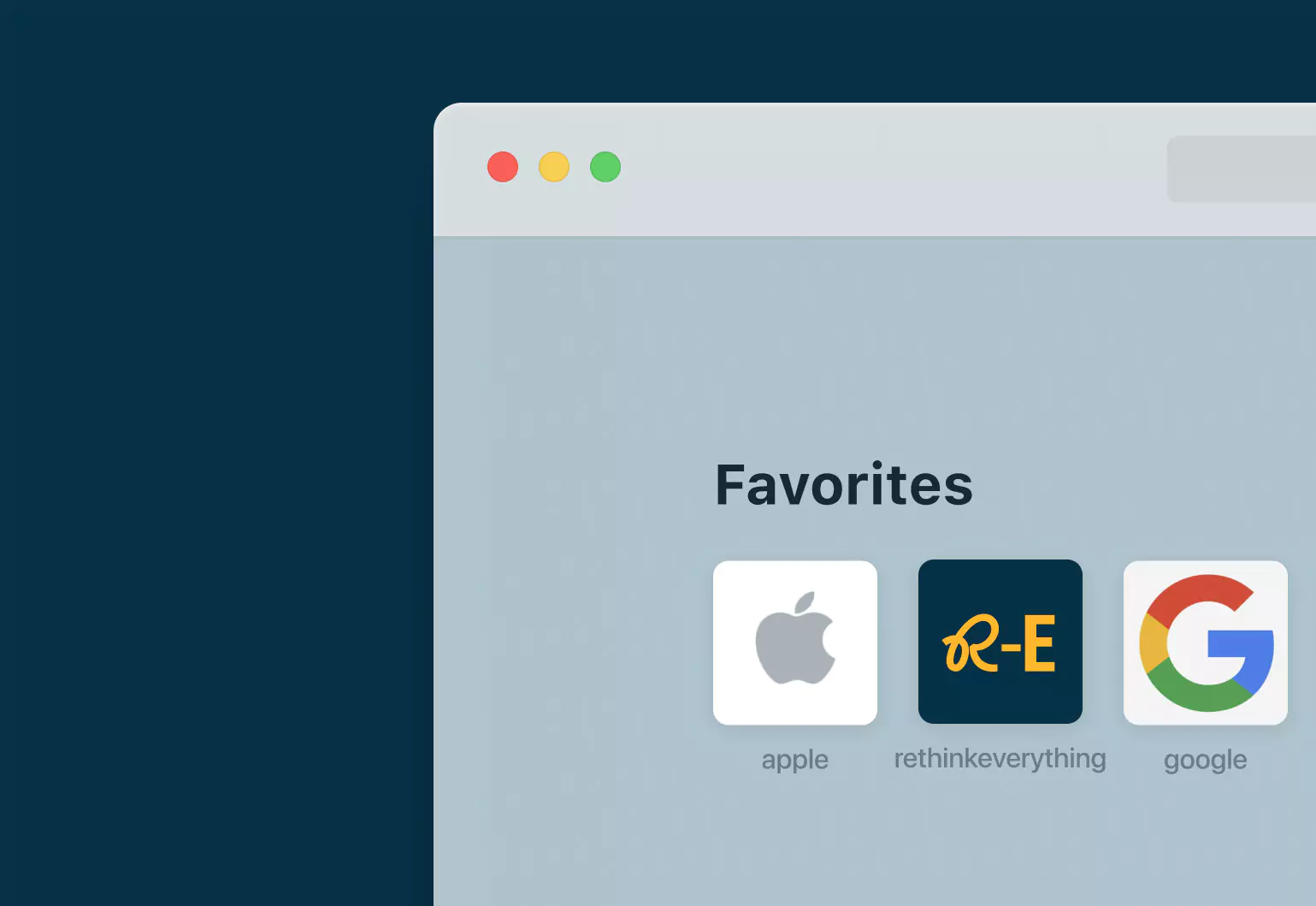 Visual Identity for Rethink Everything - IOS Safari Icon