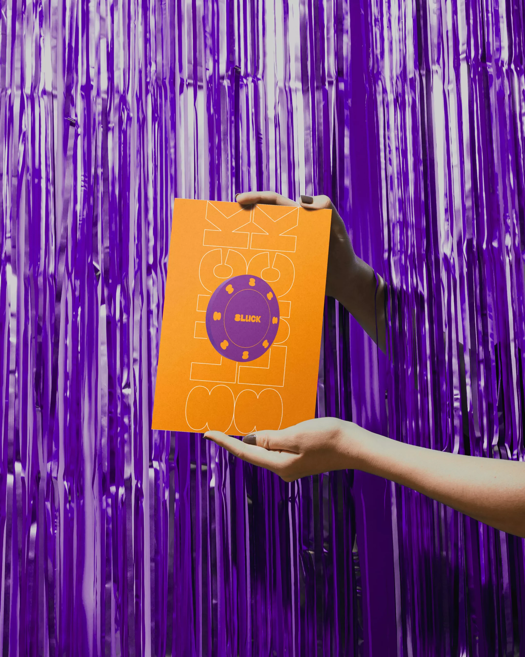 Visual Identity for 8luck - Poster A4 Design